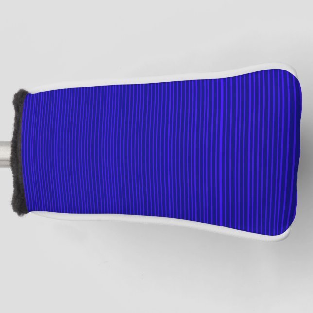Funda Para Palo De Golf Tapa de cabeza de golf de banda azul (Anverso)