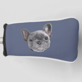 Funda Para Palo De Golf Tapa de cabeza de golf de Bulldog francés de pipa