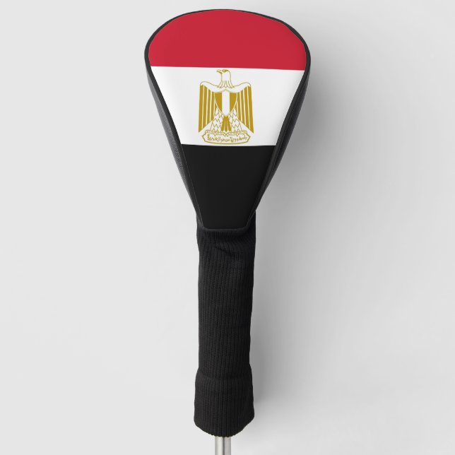 Funda Para Palo De Golf Tapa de choferes de golf con bandera de Egipto (Anverso)