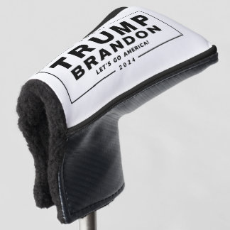 Funda Para Palo De Golf Tapa de la bomba de golf electoral Trump Brandon 2