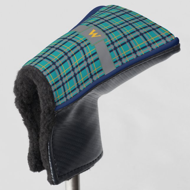 Funda Para Palo De Golf Tapa de la bomba de plástico azul y Naranja (Anverso 3/4)