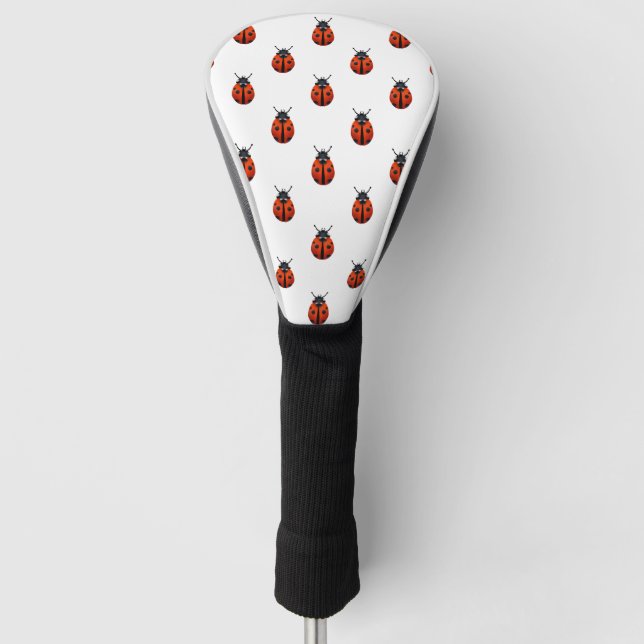 Funda Para Palo De Golf Tapa de la cabeza de golf de Ladybugs (Anverso)