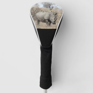 Funda Para Palo De Golf Tapa de la cabeza de golf de Rhino blanco