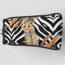Funda Para Palo De Golf Tapa de la cabeza de golf de Wild Cheetah