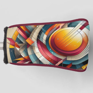 Funda Para Palo De Golf Tapa de la cabeza de golf - Diseño geométrico
