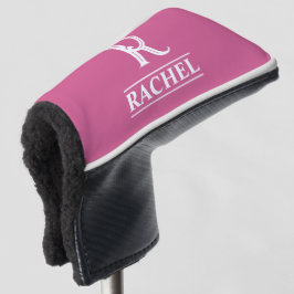 Funda Para Palo De Golf Tapa de la cabeza de puentador rosa