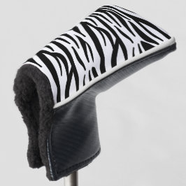 Funda Para Palo De Golf Tapa de la cabeza del putter de golf de Zebra