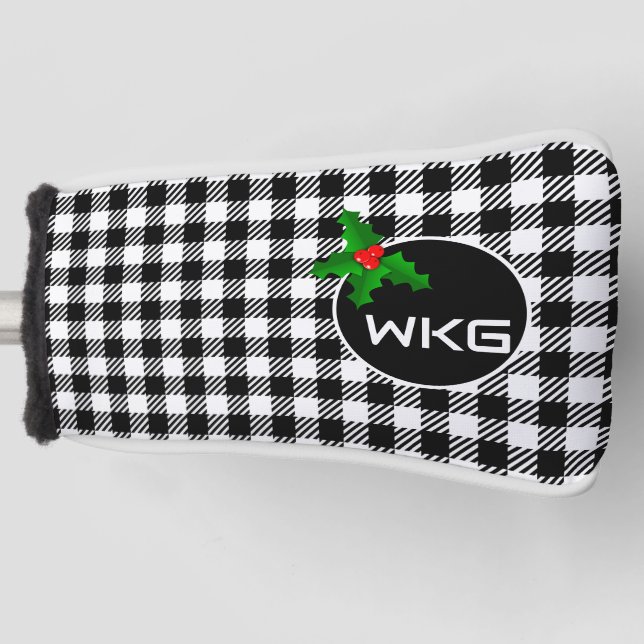 Funda Para Palo De Golf Tapa de la cuchilla de Personalizado de Navidad bl (Anverso)