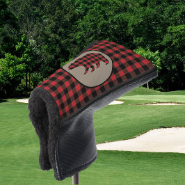 Funda Para Palo De Golf Tapa de putter Búfalo Rojo Negro