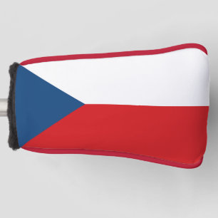 Funda Para Palo De Golf Tapa de putter de golf con bandera de Checia