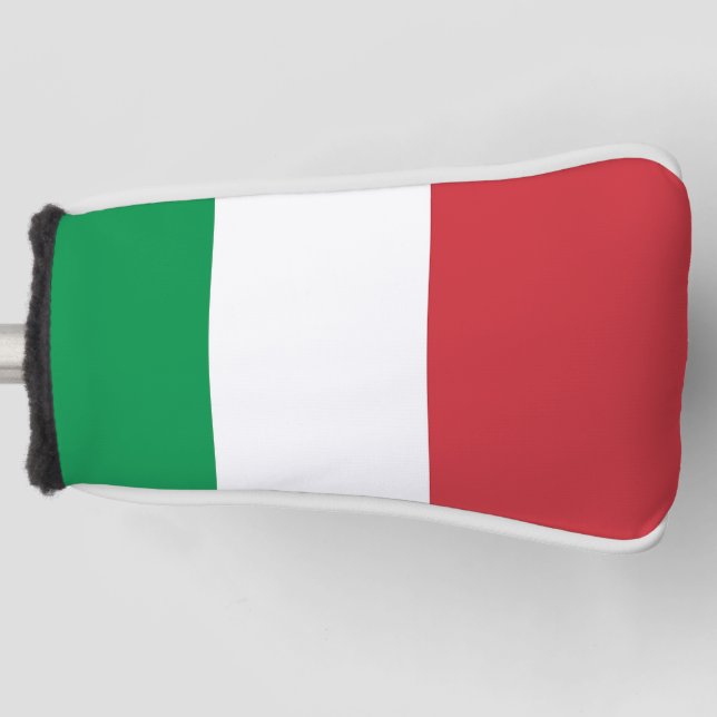 Funda Para Palo De Golf Tapa de putter de golf con bandera de Italia (Anverso)