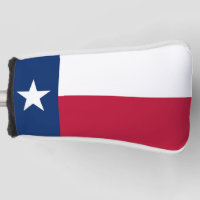Tapa de putter de golf con bandera de Texas, EE.