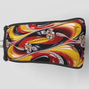 Funda Para Palo De Golf Tapa de putter de golf con diseño de colores belga