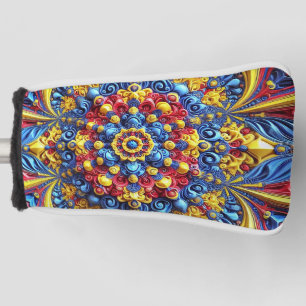 Funda Para Palo De Golf Tapa de putter de golf con diseño de colores ruman