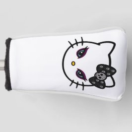 Funda Para Palo De Golf Tapa de putter gótico Kitty