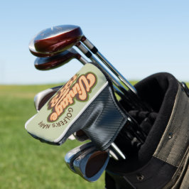Funda Para Palo De Golf Tapa de putter Personalizado retro vintage 1973