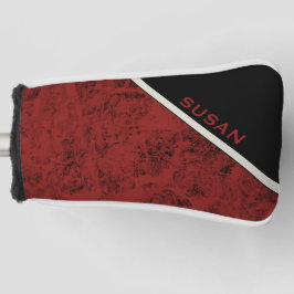 Funda Para Palo De Golf Tapa de putter "Wood Red"