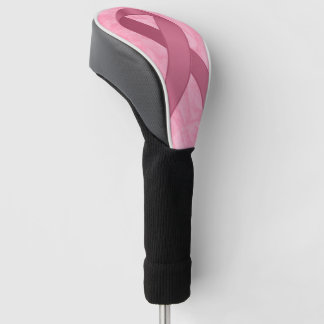 Funda Para Palo De Golf Tapa del cabezal de golf de la cinta rosa del dise