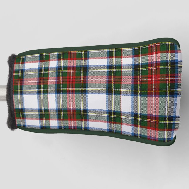 Funda Para Palo De Golf Tapa del club de golf Stewart Dress Tartan Plaid (Anverso)
