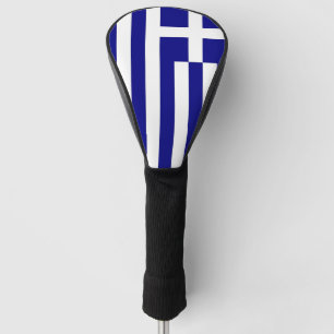 Funda Para Palo De Golf Tapa del conductor de golf con bandera de Grecia