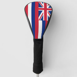 Funda Para Palo De Golf Tapa del conductor de golf con bandera de Hawaii,