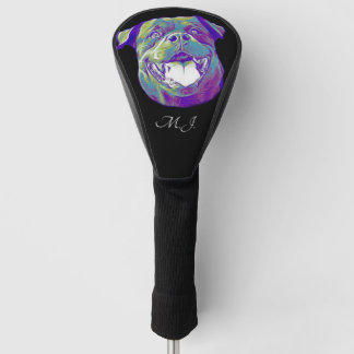Funda Para Palo De Golf Tapa del conductor del cabezal de golf del perro R