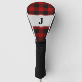 Funda Para Palo De Golf Tapa del conductor del club de golf rojo y negro R