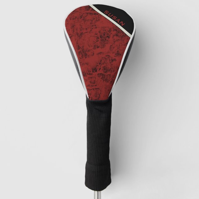 Funda Para Palo De Golf Tapa del conductor "Wood Red" (Anverso)