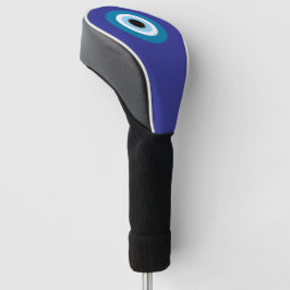 Funda Para Palo De Golf Tapa del controlador de ojos azul malvado para los