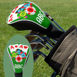 Funda Para Palo De Golf Tapa del controlador del arco rojo de póquer - Per