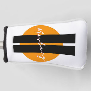 Funda Para Palo De Golf Tapa del putter de golf de Mustang Naranja