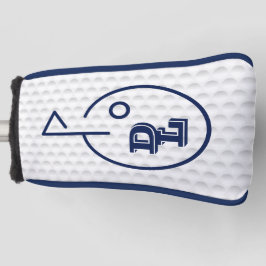 Funda Para Palo De Golf Tapa del putter de golf monograma (Marina)