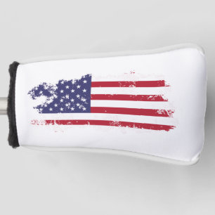 Funda Para Palo De Golf * Tapa del putter de la bandera patriótica del go