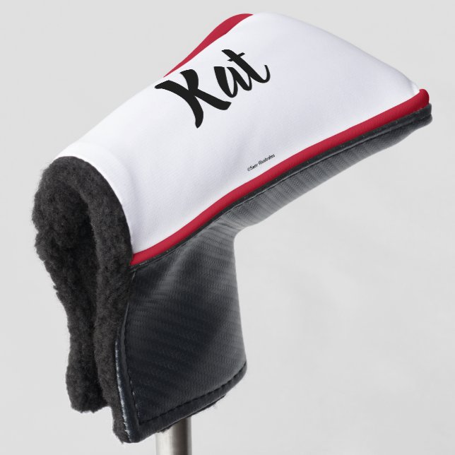 Funda Para Palo De Golf Tapa personalizada de putter de golf (Anverso 3/4)