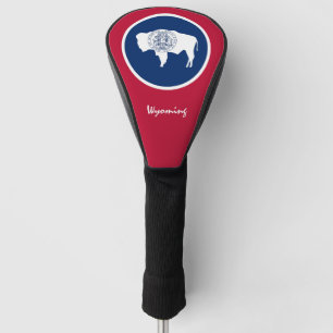 Funda Para Palo De Golf Tapas de la Bandera Golf Wyoming & Wyoming / Campo