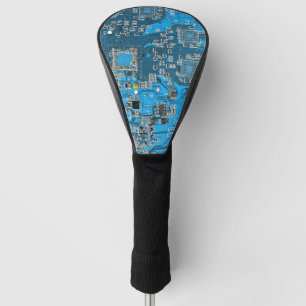 Funda Para Palo De Golf Tarjeta de circuito azul PCB del conjunto del circ