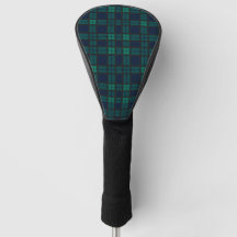 Tartan Clan Black Watch Plage Blue Green Check