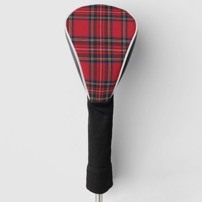 Funda Para Palo De Golf Tartán de Stewart rojo (Anverso)