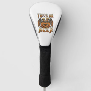 Funda Para Palo De Golf Taza De Alas De Esqueleto De Calabaza De Halloween