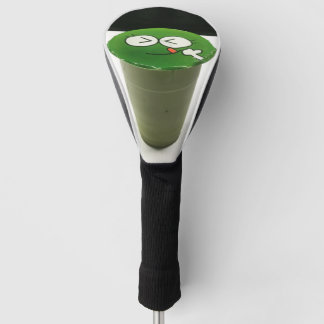 Funda Para Palo De Golf Taza de té con leche de boba matcha de rana verde 