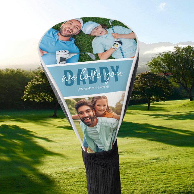 Funda Para Palo De Golf Te Aman Papi 2 Foto Azul (Subido por el creador)