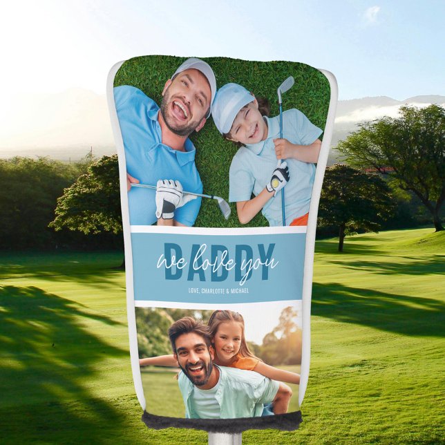 Funda Para Palo De Golf Te Aman Papi 2 Foto Azul (Subido por el creador)