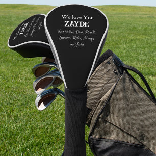 Funda Para Palo De Golf Te Amo Regalo ZAYDE Para El Abuelo Con Nombres Fam