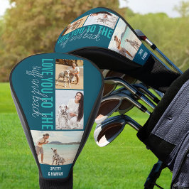 Funda Para Palo De Golf Te quiero a la Ruff y a la Back 3 Foto Azul Verde 