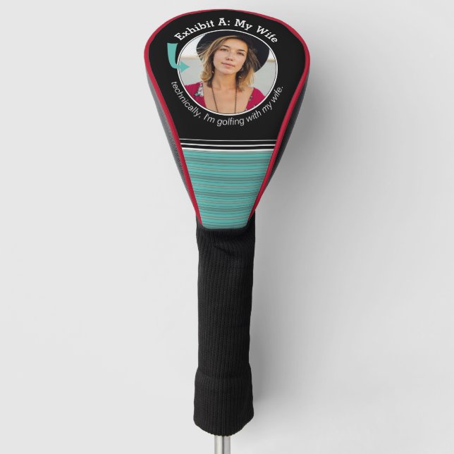 Funda Para Palo De Golf Técnicamente, Golf Con Mi Esposa (Anverso)