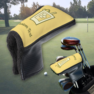Funda Para Palo De Golf Tejido De Té De Hielo Cubierta De Cabeza De Golf