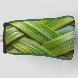 Funda Para Palo De Golf Tejido fresco de bambú verde