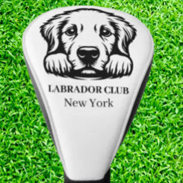 Funda Para Palo De Golf Tema del Club Personalizado Labrador