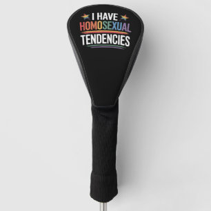 Funda Para Palo De Golf Tengo Tendencias Homosexuales Orgullo LGBTQ Arcoír