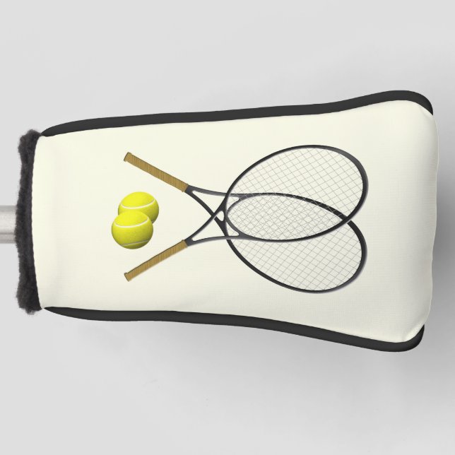 Funda Para Palo De Golf Tennis Doubles Cream (Anverso)